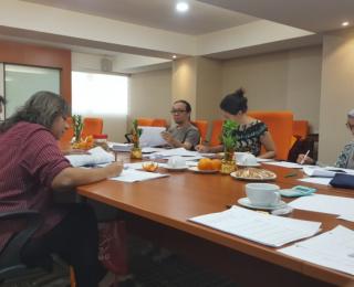 Members of Panel of Selection meeting to decide final grantees for the Hai-O Arts & Culture Grants-2018
